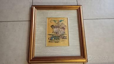 Quadro paesaggio urbano