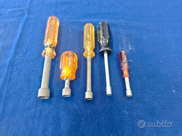 Set di cacciaviti a bussola misure in pollici