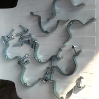 5 Staffe X fissaggio cartelli stradali