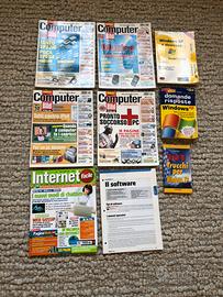 Materiale (riviste) vintage per computer