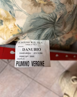 Trapunta Piumino Matrimoniale Molina "Danubio"