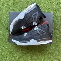 Jordan 4 Black Canvas nere grigie - 43 EU