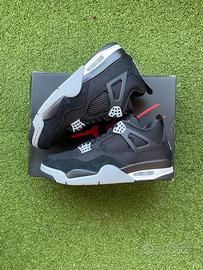 Jordan 4 Black Canvas nere grigie - 43 EU