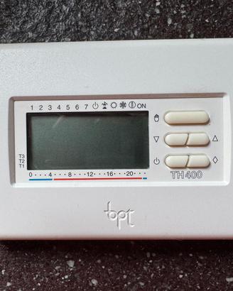 Cronotermostato settimanale BTP TH 400 bianco