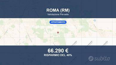 Immobile in asta di 89 m² con box auto a Roma