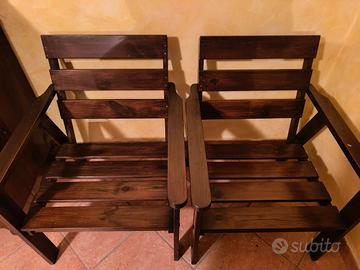 sedie + tavolo da esterno