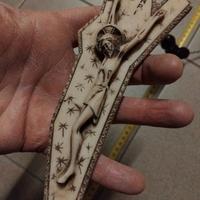 VECCHIO ROSARIO IN LEGNO E AVORIOLINA VINTAGE