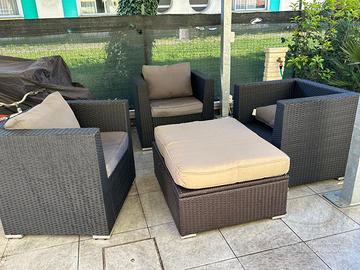 SALOTTINO IN RATTAN PER ESTERNO
