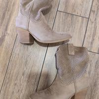 Stivale texanino donna traforato n.38