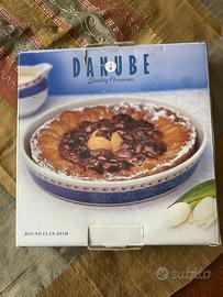 Teglia / Vassoio Crostata vintage "Blue Danube"