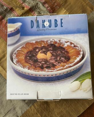 Teglia / Vassoio Crostata vintage "Blue Danube"