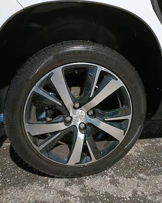Cerchi da 17" Peugeot 2008 del 2015