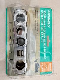 sdoppiatore accendisigari per auto USB nuovo