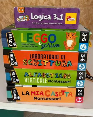 giochi educativi Lisciani e Headu