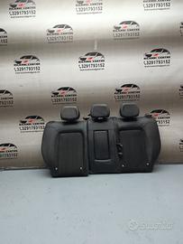 Sedili schienale posteriore in pelle nera 2016-202