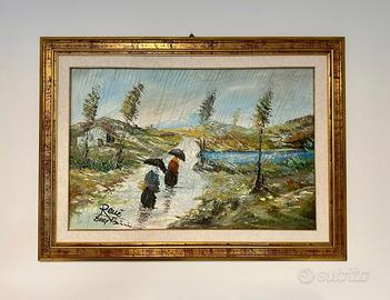 Quadro olio su tela - Renè