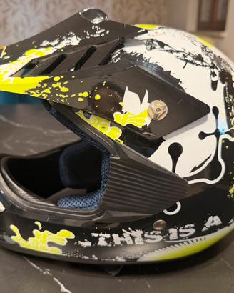 Casco bambino 4-7 anni enduro cross