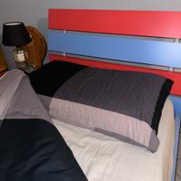 Letto singolo con doga e materasso