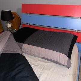 Letto singolo con doga e materasso