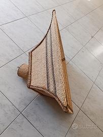 Lampadario in vimini/rattan- stile naturale