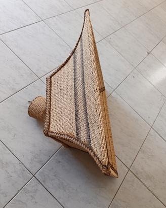 Lampadario in vimini/rattan- stile naturale