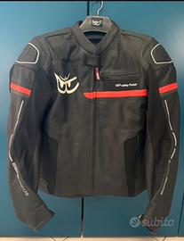 Giacca da moto in Berik in pelle con protezioni