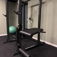 LEG EXTENSION/leg curl per rack
