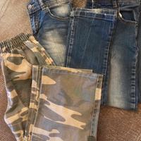 Tre pantaloni bambino tg.8 Anni