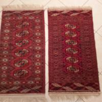 Coppia tappeti preghiere Bukara originali