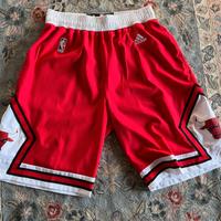 Pantaloncini Adidas Chicago Bulls Rossi