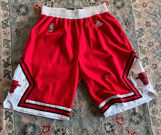 Pantaloncini Adidas Chicago Bulls Rossi