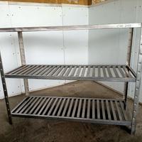 Scaffale in acciaio inox