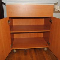 Mobile fasciatoio con bagnetto neonato materassino