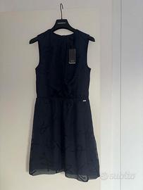 ABITO ARMANI EXCHANGE VESTITO BLU SCURO CHIFFON S