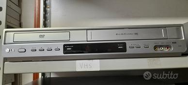 COMBO LETTORE VHS DVD DIVX CD VCD MP3 JPEG KODAK+T