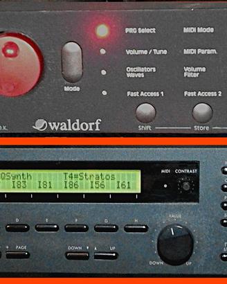 Waldorf Microwave 1 + Korg M1r Legendary Synths