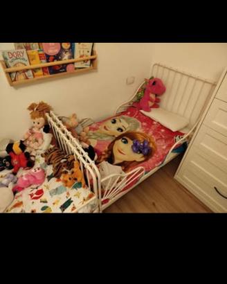 Coppia letti bambini allungabili Ikea 