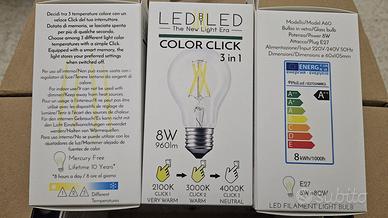 10 lampadine led lampada a filamento 960 lumen E27