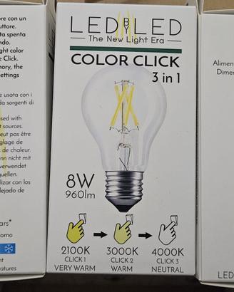 10 lampadine led lampada a filamento 960 lumen E27