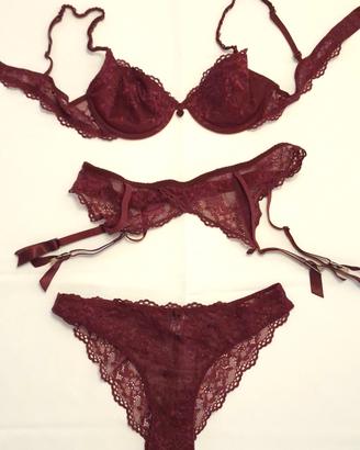 Completo Lingerie Intimissimi Vintage 3 pezzi Tg.2