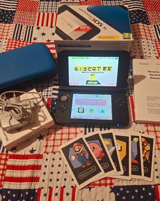 Nintendo 3DS XL + 5 Giochi, Custodia, Caricatore 