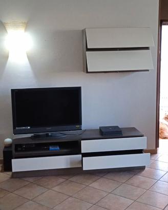 parete attrezzata soggiorno tv home
