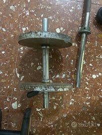 Set pesi, manubri e bilanciere