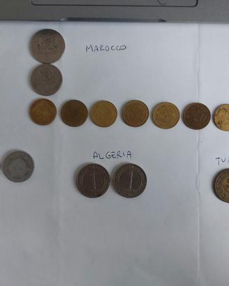 Paesi Nord Africa lotto 18 monete