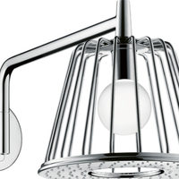 soffione AXOR LAMP con luce e braccio doccia