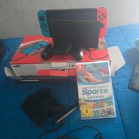 nintendo switch completa più gioco sport 