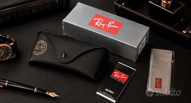 🕶️ Custodia Originale Ray-Ban Nuova Completa Box
