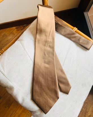 Cravatta Zara 100% seta Gold Special Edition