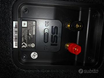 subwoofer e  amplificatore 