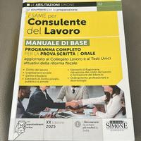 Manuale Esame Consulente del Lavoro 2025